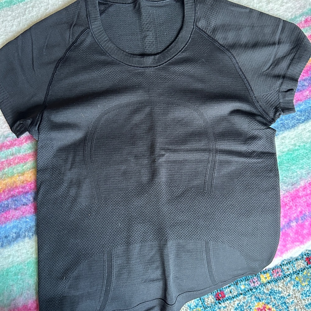 lululemon black swiftly tech cropped